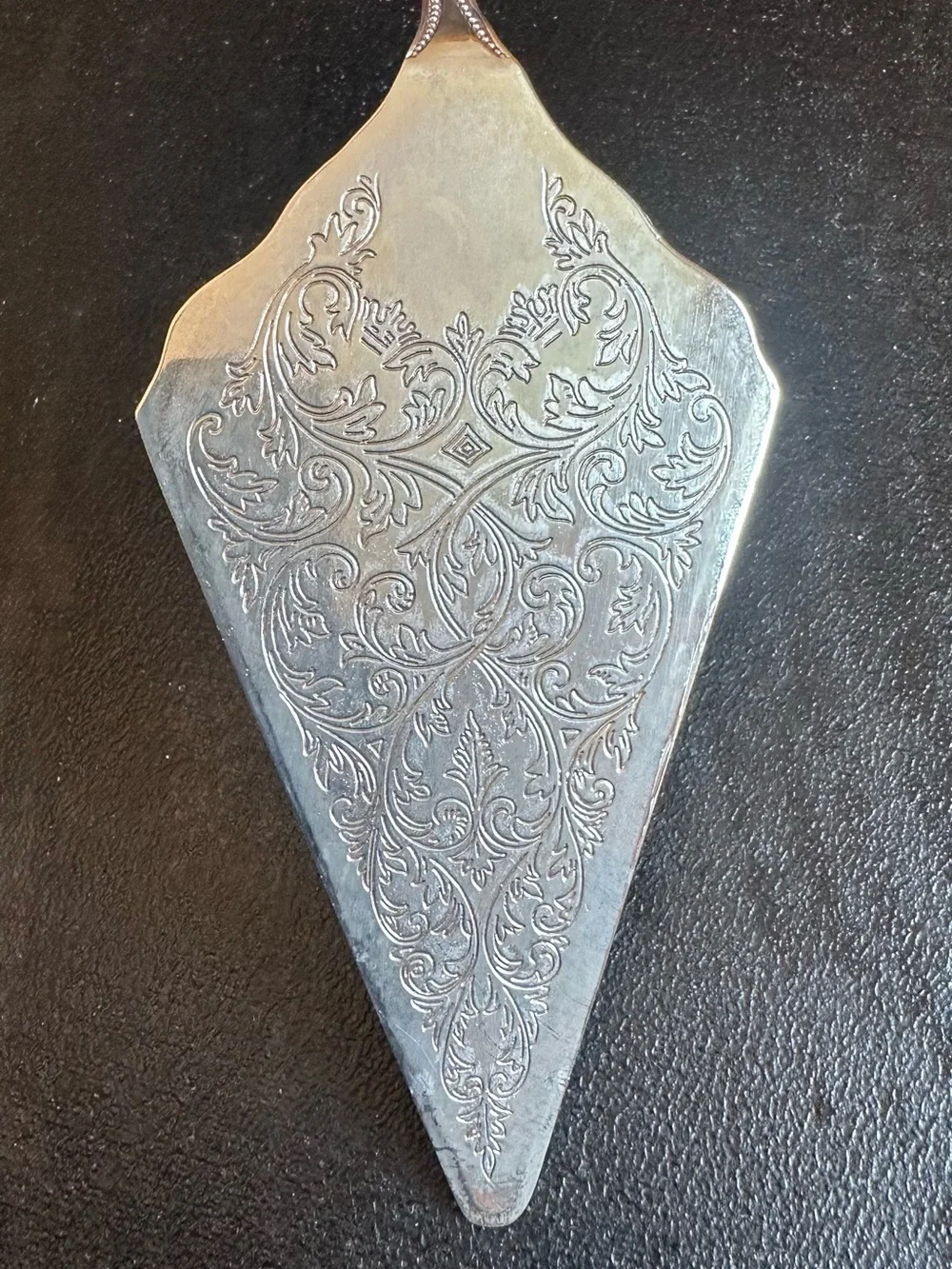 Vintage Silver Plated Pie Server Stamped Italy